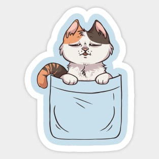 Cute Kitten In My Pocket Sticker